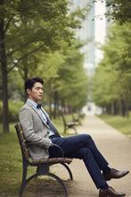 Pellagio Light Grey Windowpane Sports Jacket