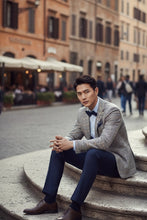 Pellagio Light Grey Windowpane Sports Jacket