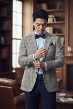 Pellagio Light Grey Windowpane Sports Jacket