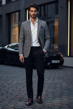 Pellagio Light Grey Windowpane Sports Jacket