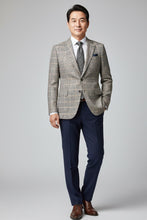 Pellagio Light Grey Windowpane Sports Jacket