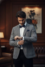 Pellagio Light Grey Windowpane Sports Jacket