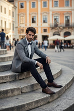Pellagio Light Grey Windowpane Sports Jacket