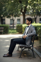 Pellagio Light Grey Windowpane Sports Jacket