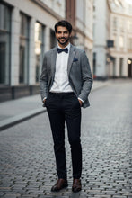 Pellagio Light Grey Windowpane Sports Jacket