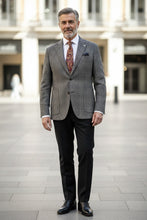 Pellagio Light Grey Windowpane Sports Jacket