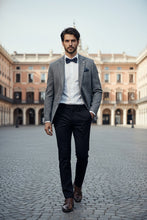 Pellagio Navy & Brown Windowpane Sports Jacket