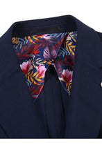 Pellagio Navy Solid Sports Jacket