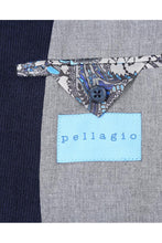 Pellagio Navy Solid Sports Jacket
