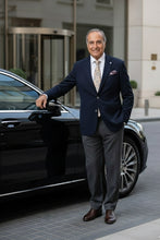 Pellagio Navy Solid Sports Jacket