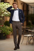 Pellagio Navy Solid Sports Jacket