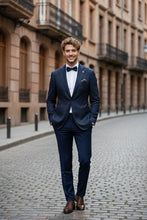 Pellagio Navy Windowpane Sports Jacket