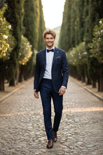 Pellagio Navy Windowpane Sports Jacket