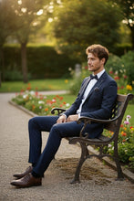 Pellagio Navy Windowpane Sports Jacket