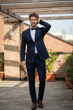 Pellagio Navy Windowpane Sports Jacket