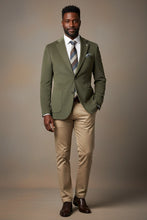 Pellagio Olive Solid Sports Jacket