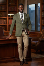 Pellagio Olive Solid Sports Jacket