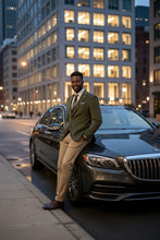 Pellagio Olive Solid Sports Jacket