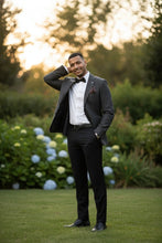 Blue & Black Windowpane Sports Jacket