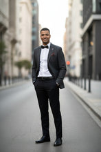 Blue & Black Windowpane Sports Jacket