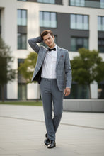 Blue & White Windowpane Sports Jacket