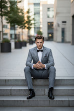 Blue & White Windowpane Sports Jacket