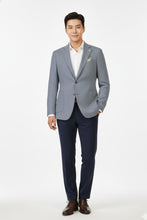 Blue Houndstooth Sports Jacket