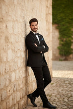 Black Solid Sports Jacket