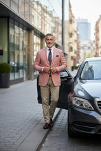 Pellagio Red Windowpane Sports Jacket