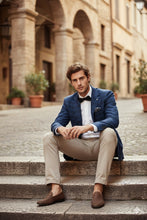 Pellagio Royal Blue Windowpane Sports Jacket