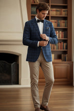 Pellagio Royal Blue Windowpane Sports Jacket