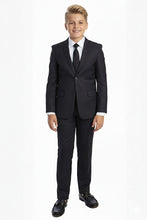 Perry Ellis "Noah" Perry Ellis Kids Charcoal 5-Piece Suit