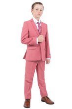 Perry Ellis "Noah" Perry Ellis Kids Coral Mauve Suit (5-Piece Set)