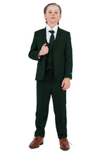 Perry Ellis "Noah" Perry Ellis Kids Green Suit (5-Piece Set)