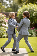 Perry Ellis "Noah" Perry Ellis Kids Light Grey 5-Piece Suit