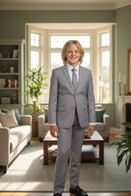 Perry Ellis "Noah" Perry Ellis Kids Light Grey 5-Piece Suit