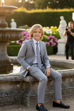 "Noah" Perry Ellis Kids Light Grey 5-Piece Suit