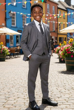 Perry Ellis "Noah" Perry Ellis Kids Medium Grey 5-Piece Suit