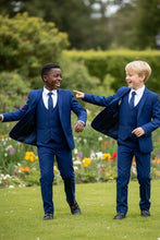 Perry Ellis "Noah" Perry Ellis Kids Royal Blue 5-Piece Suit