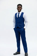 Perry Ellis "Noah" Perry Ellis Kids Royal Blue 5-Piece Suit