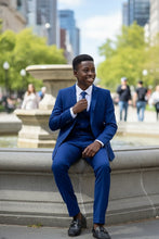 Perry Ellis "Noah" Perry Ellis Kids Royal Blue 5-Piece Suit