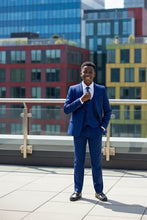 Perry Ellis "Noah" Perry Ellis Kids Royal Blue 5-Piece Suit