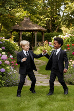 Perry Ellis "Trent" Perry Ellis Kids Black 5-Piece Tuxedo