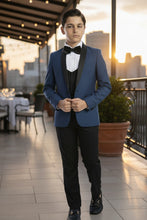 Perry Ellis "Trent" Perry Ellis Kids Indigo 5-Piece Tuxedo