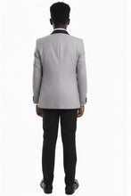 "Trent" Perry Ellis Kids Light Grey 5-Piece Tuxedo