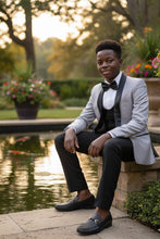 "Trent" Perry Ellis Kids Light Grey 5-Piece Tuxedo