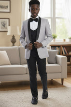 "Trent" Perry Ellis Kids Light Grey 5-Piece Tuxedo