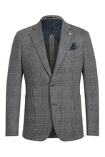 Light Grey Windowpane Sports Jacket