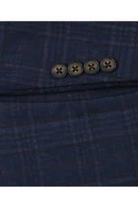 Navy Windowpane Sports Jacket