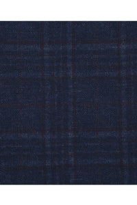 Navy Windowpane Sports Jacket
